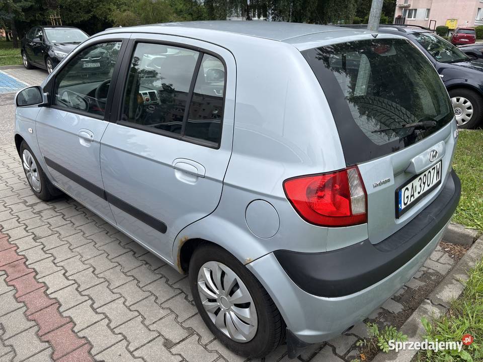 Hyundai Getz 14 benzyna gaz nieuszkodzony