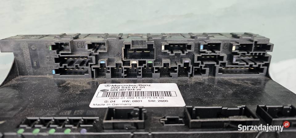 Moduł sam tył mercedes w203 2035450701 wielkopolskie Zbąszyń