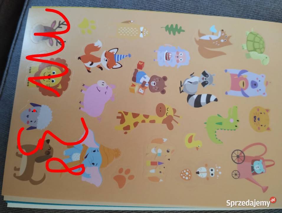 Naklejki zwierzaki numery Dla Dziecka Siemiatycze sprzedam