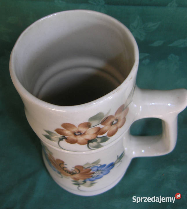 kufel ceramiczny PRL dolnośląskie Bartków