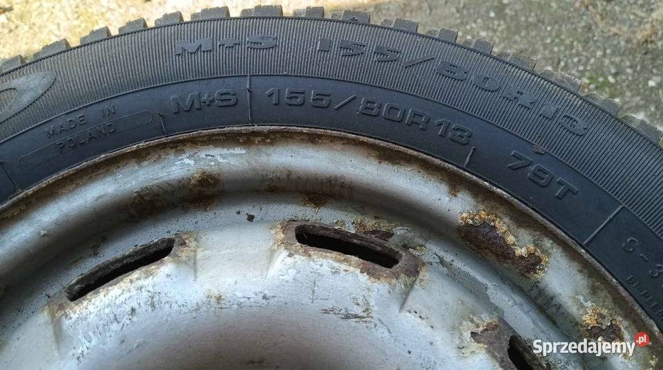 4 koła stalowe zimowe 13 calowe 15580R13 Mysłowice