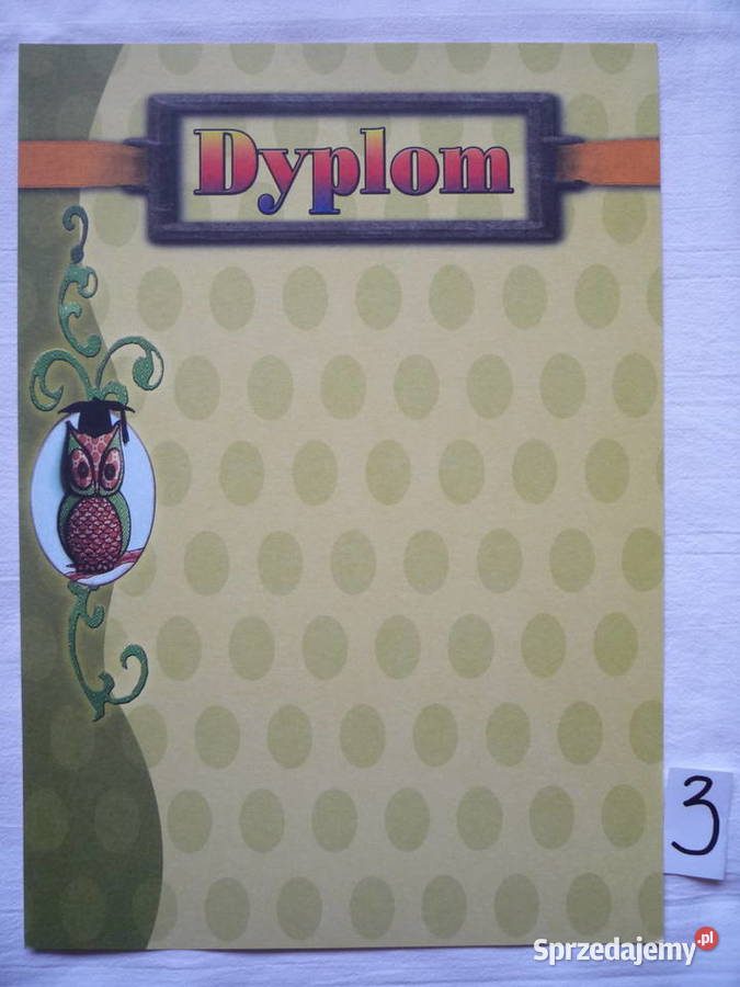 Dyplomy Uniwersalne Format A4 zachodniopomorskie Szczecin sprzedam