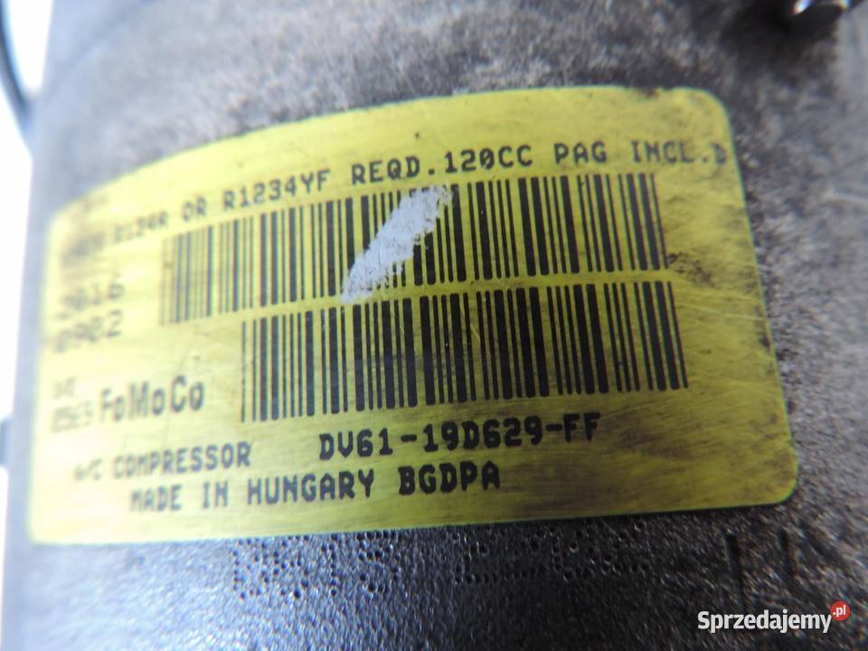 FORD FOCUS MK3 LIFT SPRĘŻARKA KLIMATYZACJI 10 osobowe