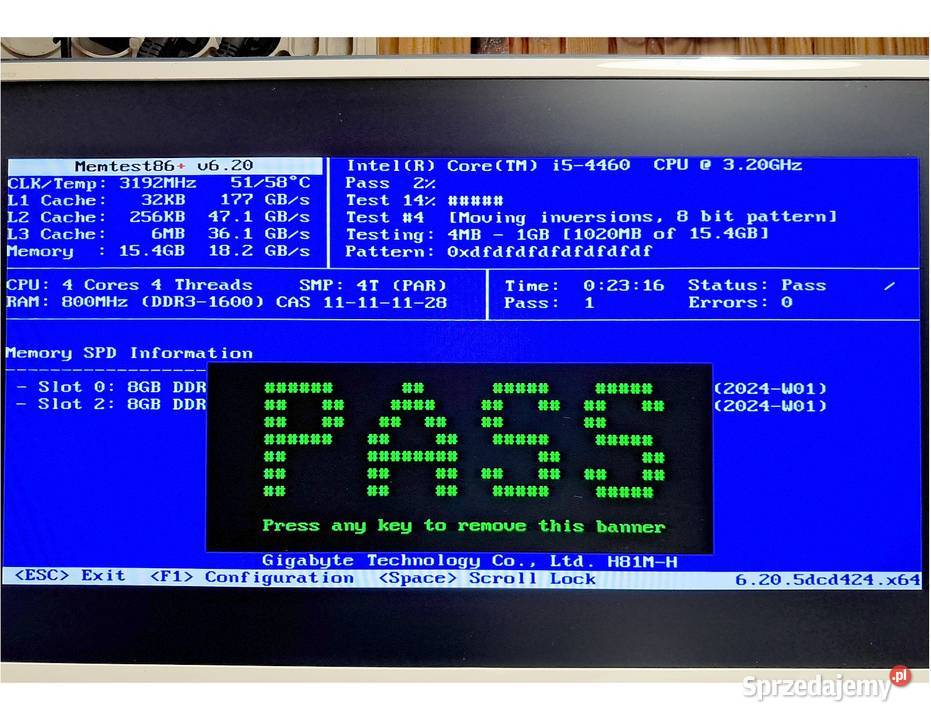 Pamięć ram 16GB do komputera stacjonarnego Kraków
