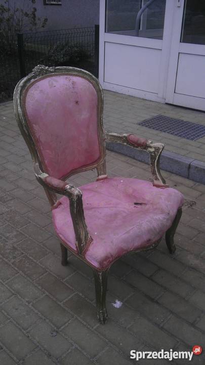 Stary fotel Ludwik do renowacji pomorskie sprzedam