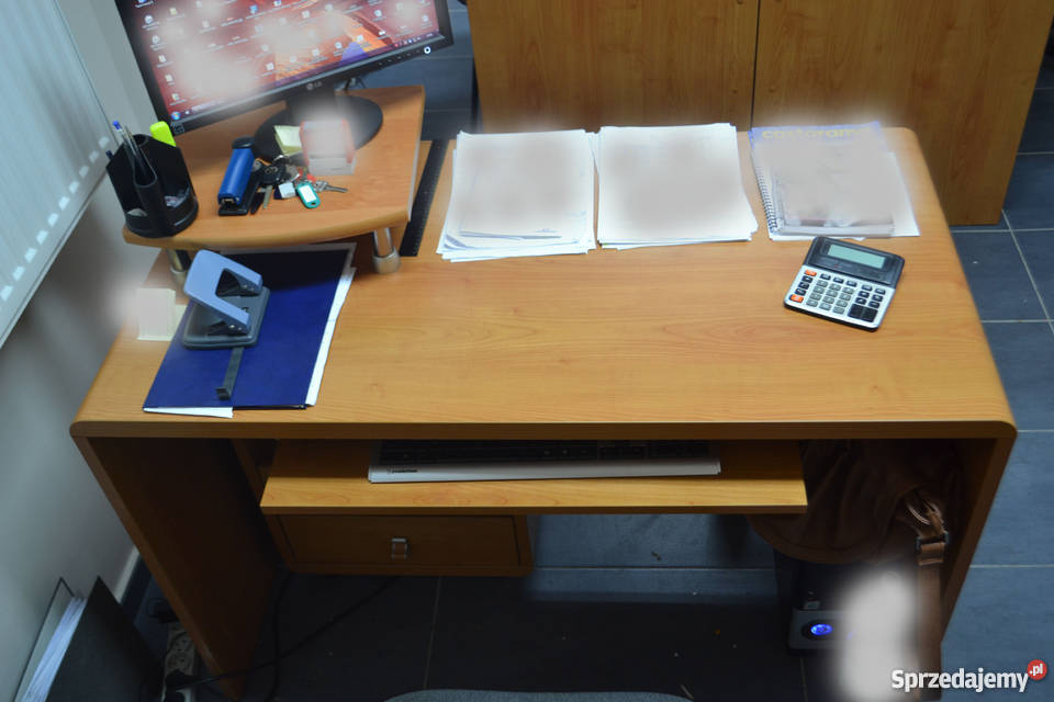 MEBLE BIUROWE drewniane komplet OKAZJA Biuro Koszalin sprzedam