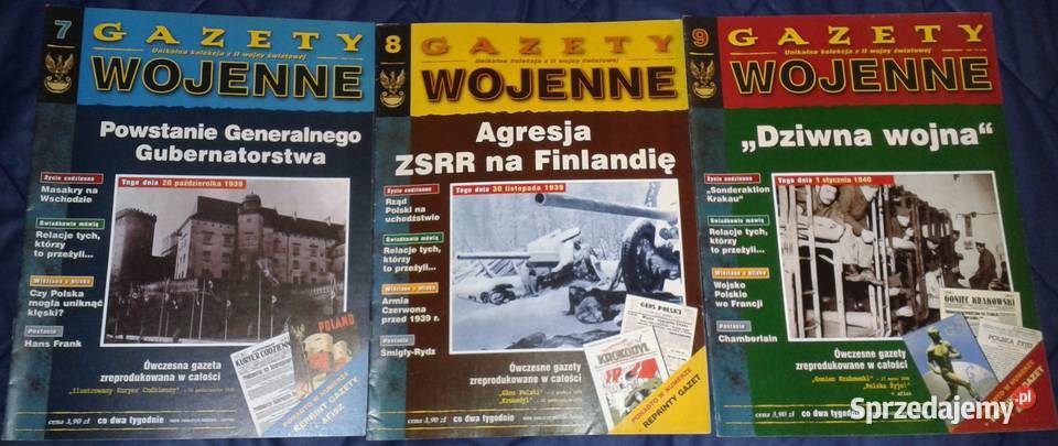 Gazety Wojenne 38 numerów Chełm sprzedam