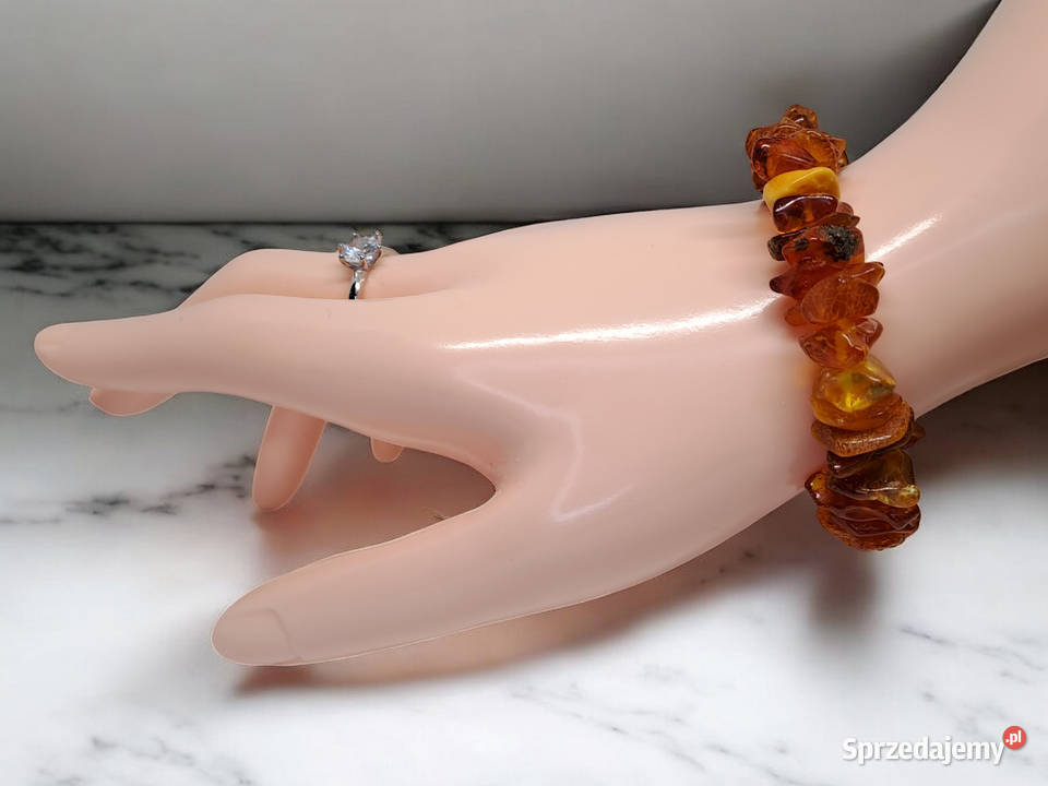 Bransoletka z bursztynu bałtyckiego sieczka Warszawa