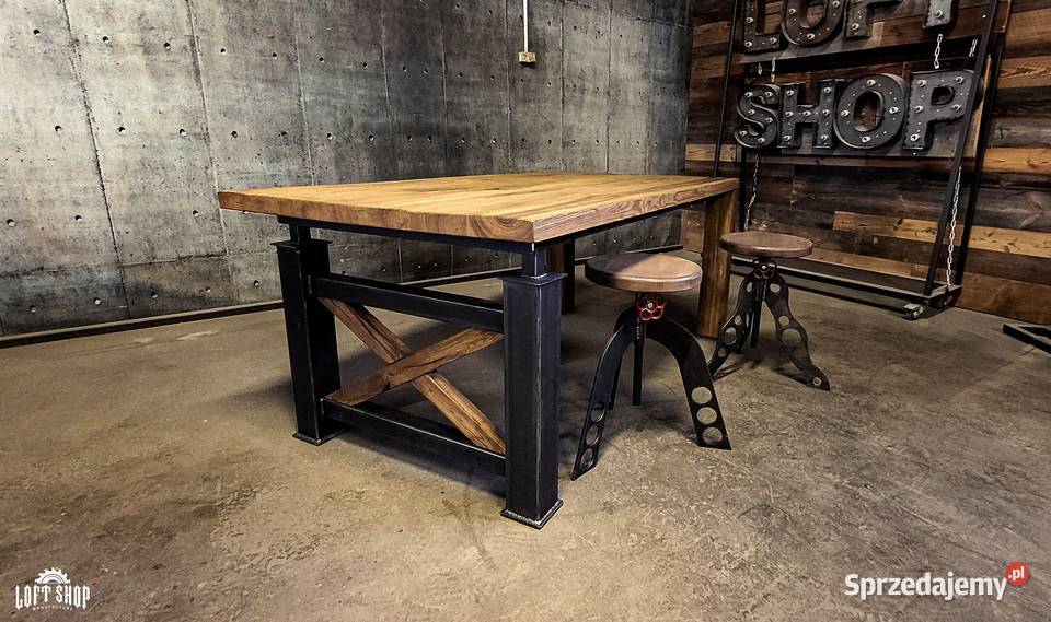 Stół loftowy NEVADA light stół industrialny Jelcz-Laskowice