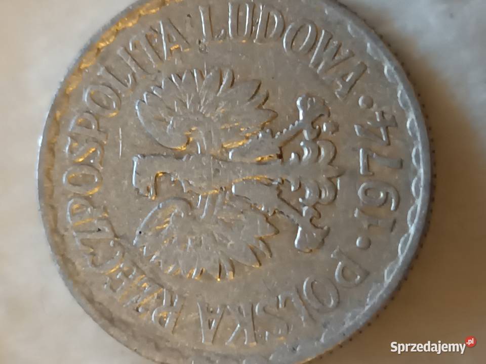 Sprzedam monetę 1 zloty 1974 mała skrętka Chełm