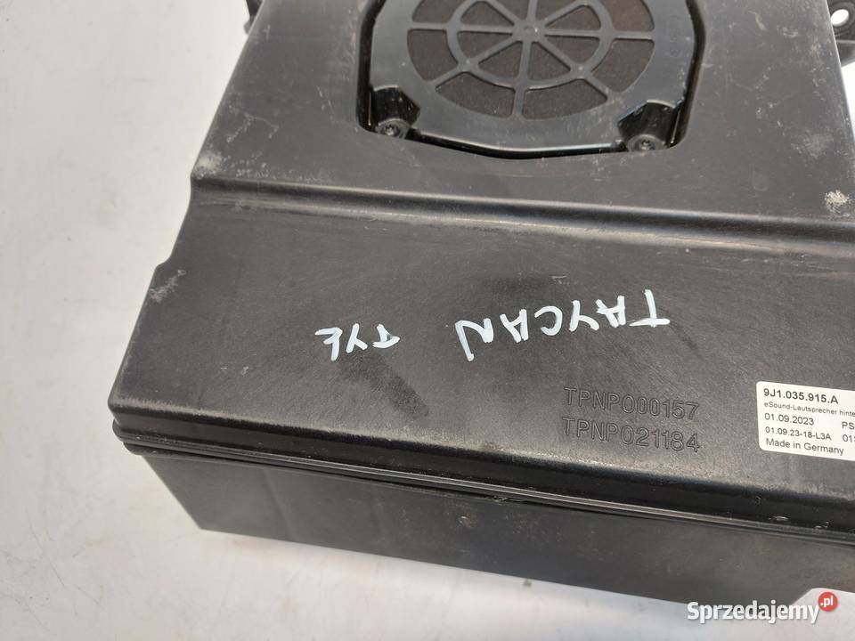 Porsche Taycan GTS 9J1 2023r Generator dźwięku Wyposażenie elektryczne sprzedam