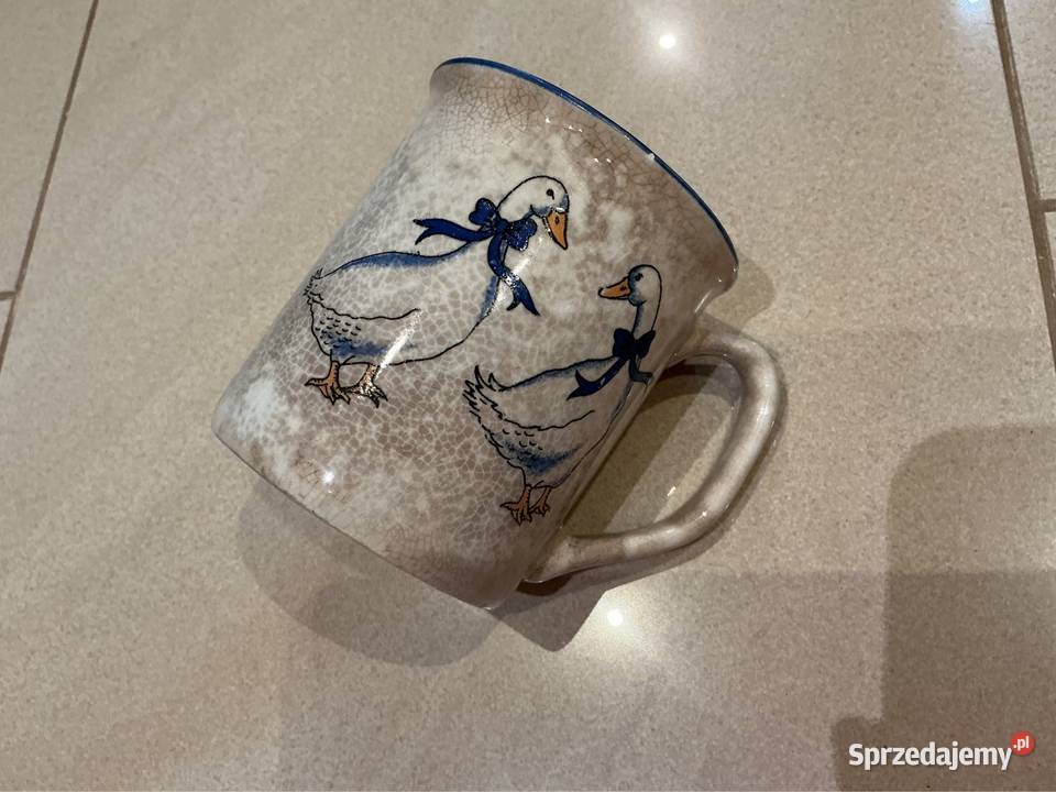 Kubek Ceramiczny z Gęsiami SNDGEN GERMANY Nowa Sól