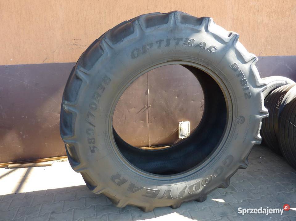 2x Opona używana rolnicza 58070R38 GOODYEAR 1000 Opony rolnicze podlaskie Zaścianki