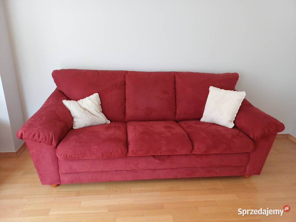 Komplet kanapa z funkcją spania i fotel 85cm Gdańsk