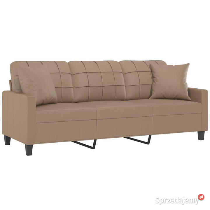 3osobowa sofa z poduszkami cappuccino 180 Warszawa