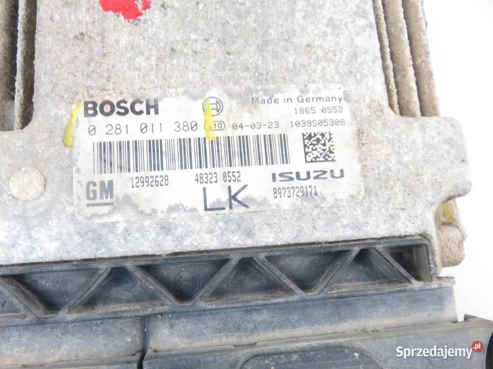 STEROWNIK OPEL ASTRA III H 17 CDTI 0281011380