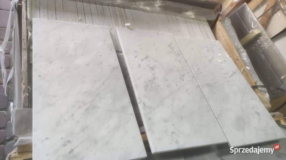 Płytki Marmurowe CARRARA BIANCO 60x30x15 poler Przemyśl