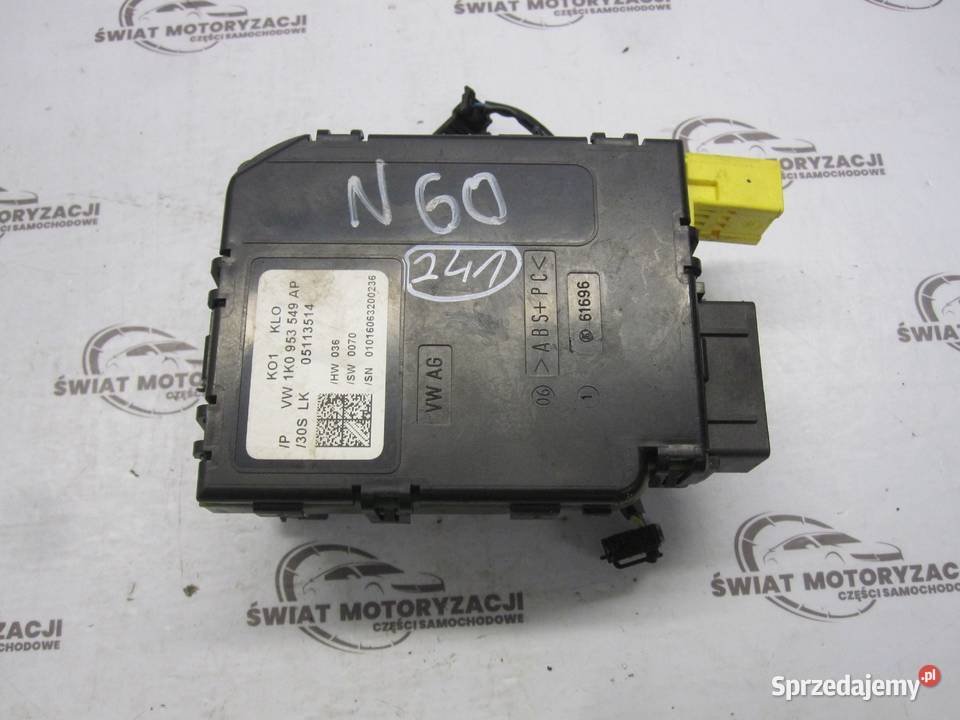 VW JETTA 07r czujnik kąta skrętu 1K0953549AP