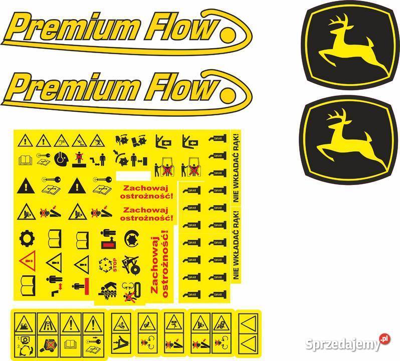 naklejki john deere na heder premium flow kujawsko-pomorskie