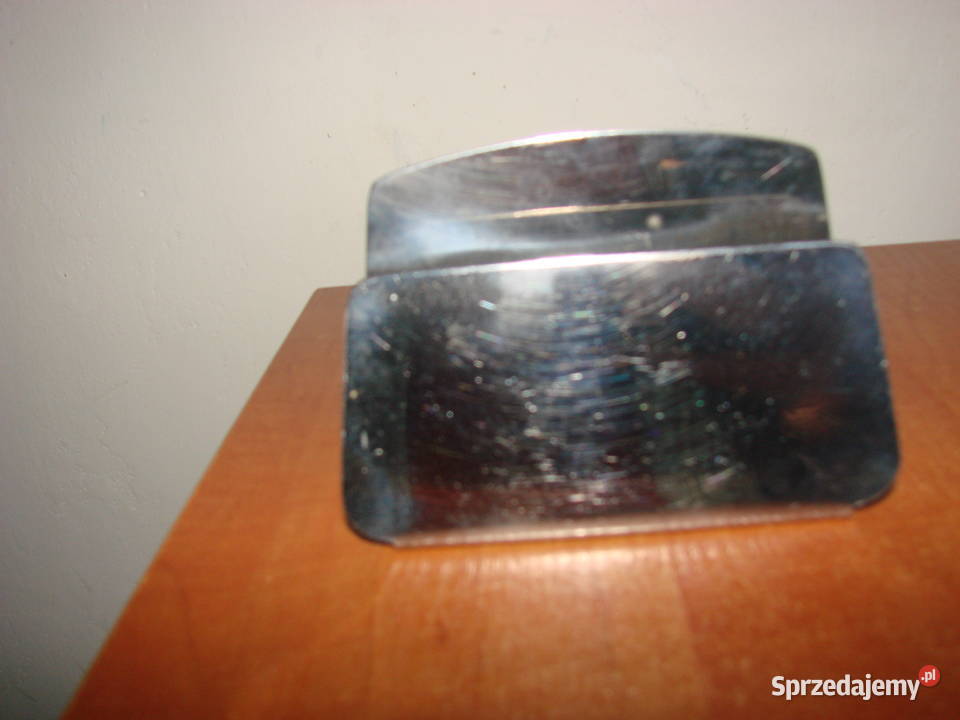 Stojadła Nierdzewne serwetnik PRL Pruszcz Gdański