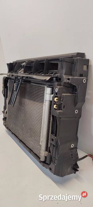 VW TIGUAN II PAS PRZEDNI CHŁODNICE KOMPLET 20 Wentylatory chłodnic klimatyzacji sprzedam