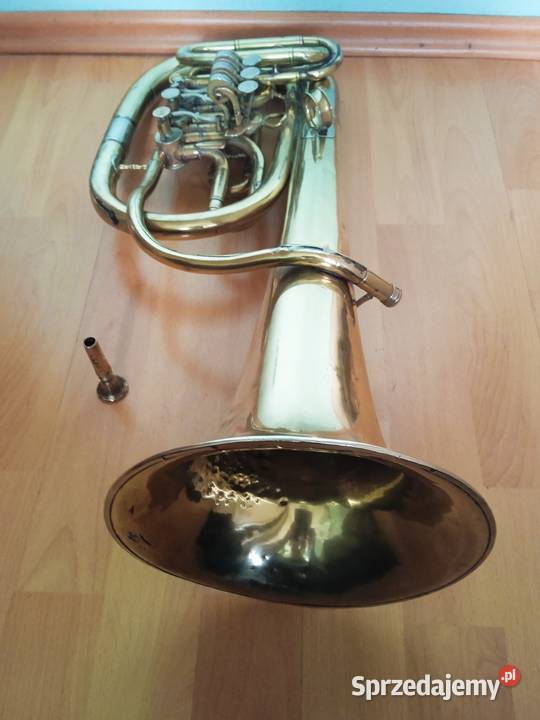 Stara mosiężna trąbka małopolskie