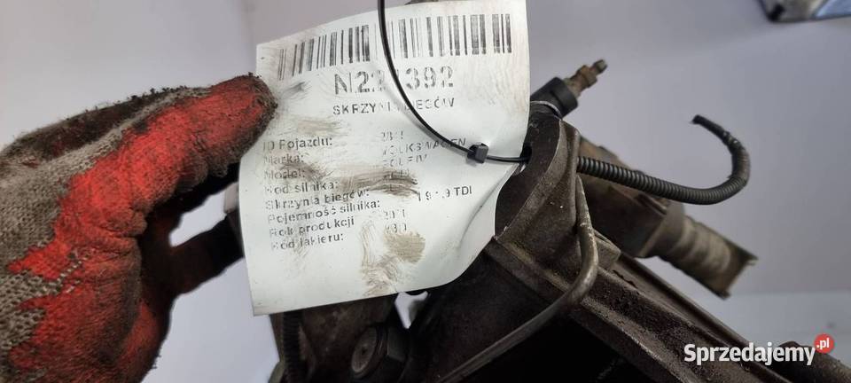 SKRZYNIA BIEGÓW VOLKSWAGEN GOLF IV DUW Lipno sprzedam