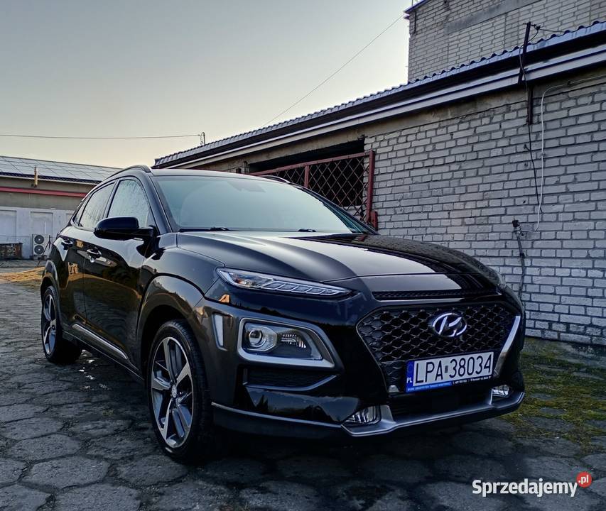 Hyundai Kona Bogata wyposażenia kamera cofania Parczew