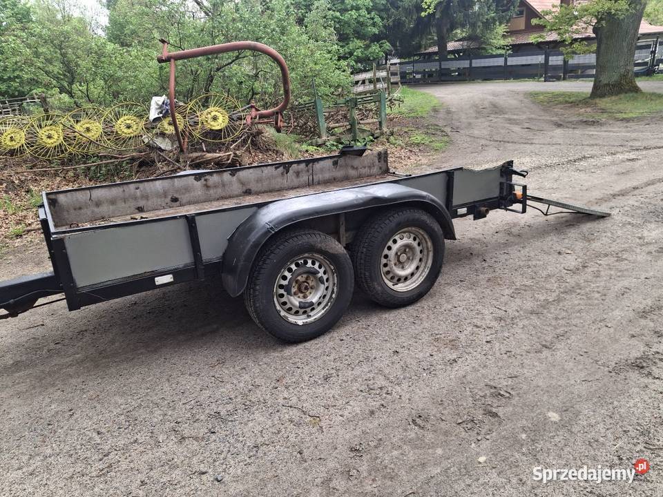 Przyczepa minikoparka minitraktorek 2500dmc Krosno Odrzańskie sprzedam