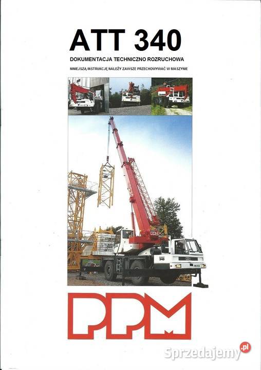 TEREX PPM ATT 340 Instrukcja DTR wielkopolskie Szamotuły