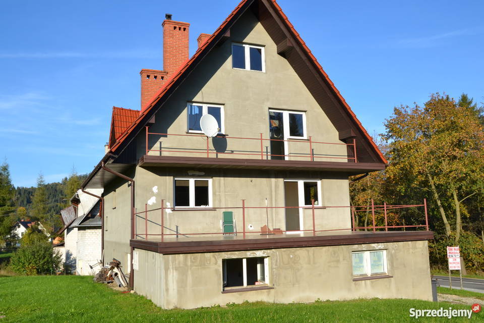 Sprzedam dom Bielanka gm Raba Wyżna 450000 asfalt Bielanka