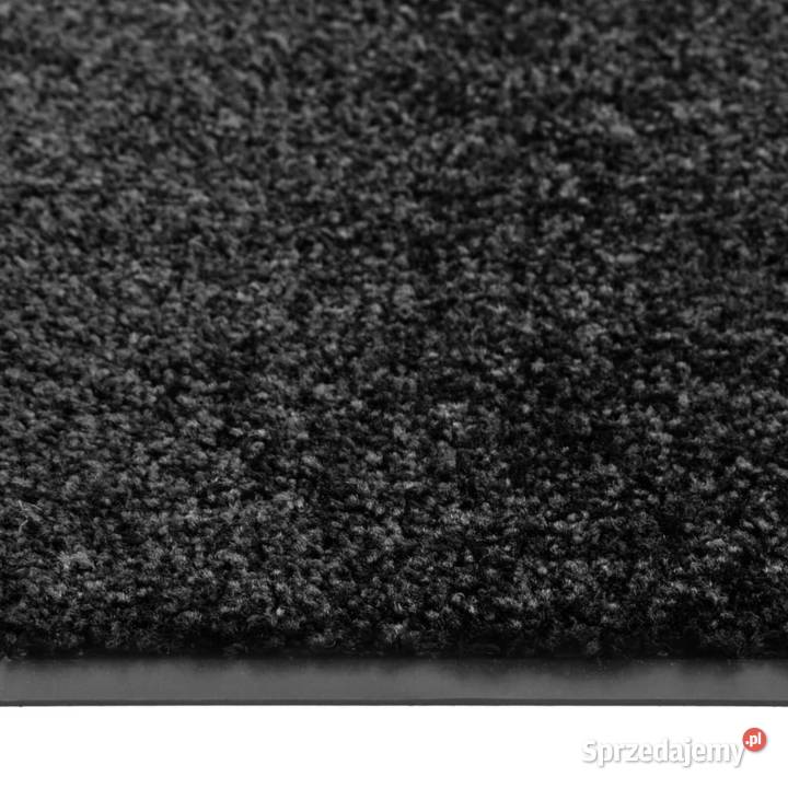 vidaXL Wycieraczka z możliwością prania czarna Warszawa