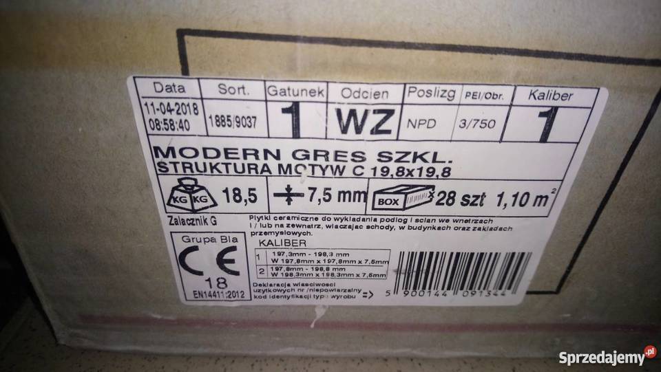 Płytki Paradyż Modern Gres Struktura B CD F Pruszków