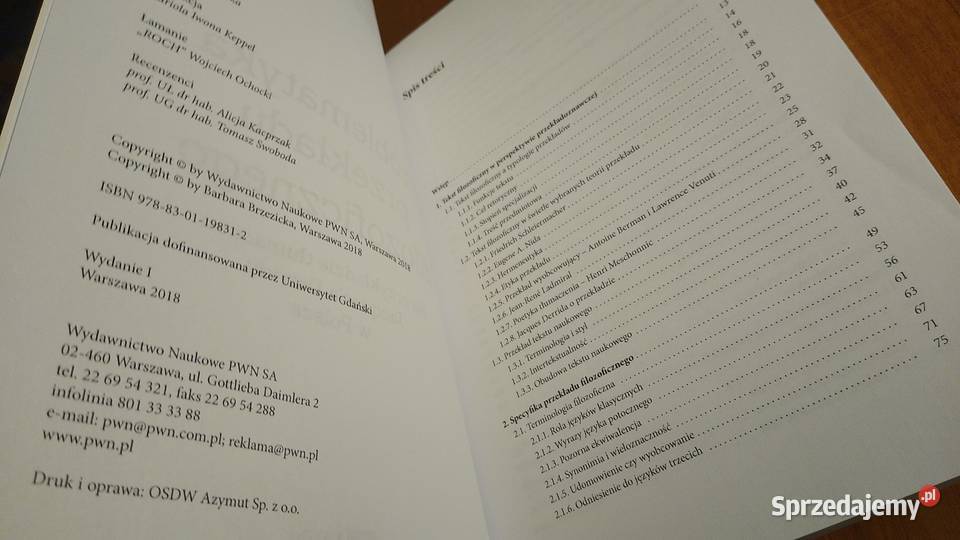 Problematyka przekładu filozoficznego na pomorskie