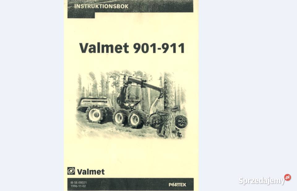 Valmet 901 911 892 955 harwester instrukcja Kielce