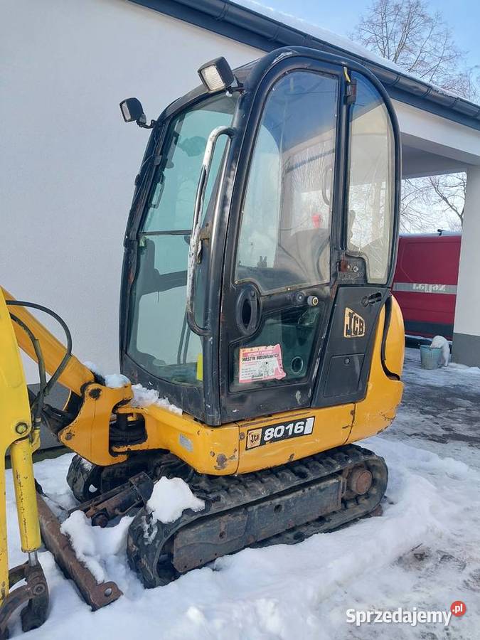 Minikoparka JCB 8016 2012 Niepołomice