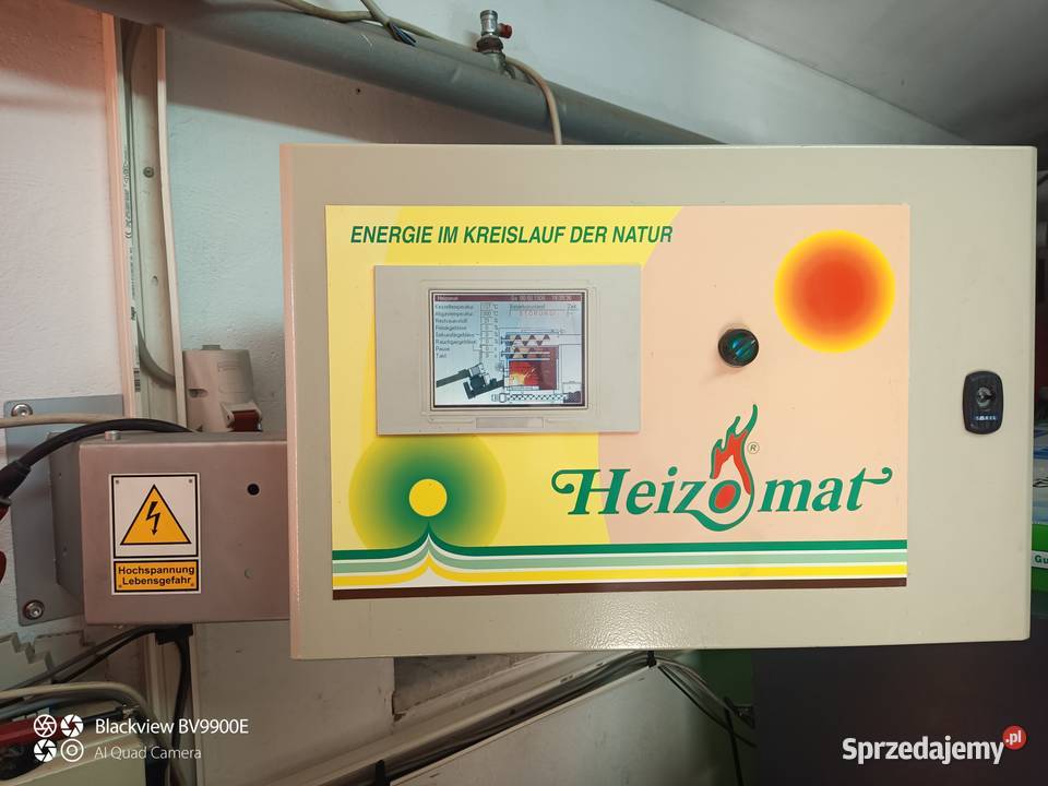HEIZOMAT 100kW piec z podajnikiem na biomasę