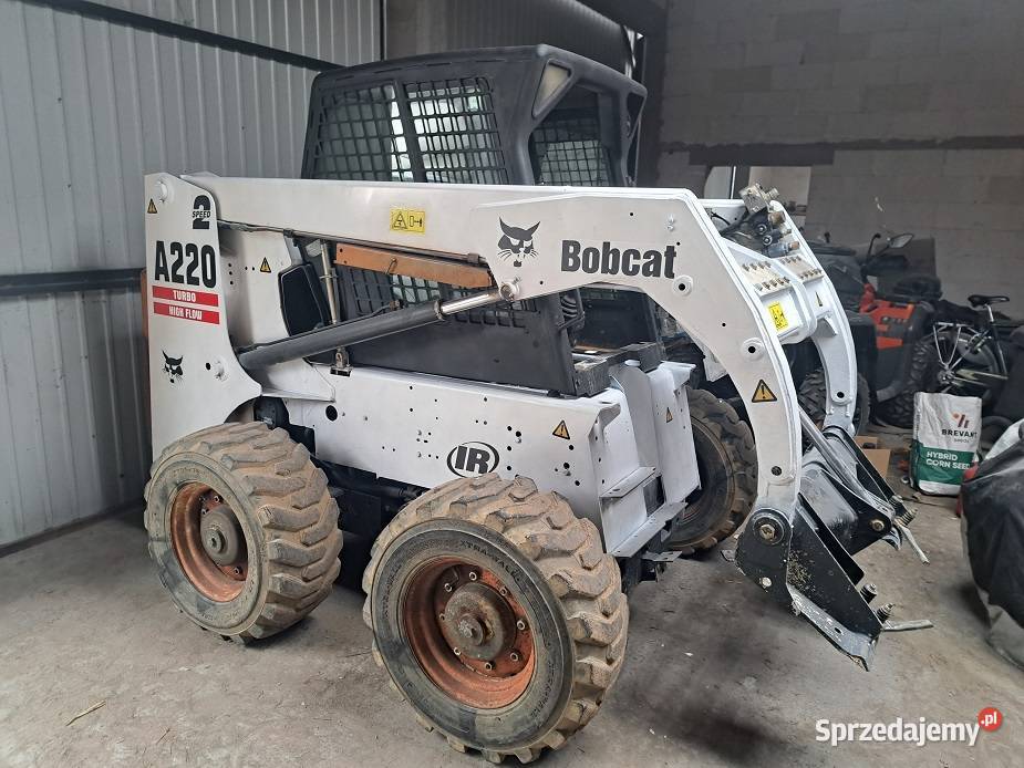 mini ładowarka BOBCAT 220Aduża1T i koparka Wysokie Mazowieckie