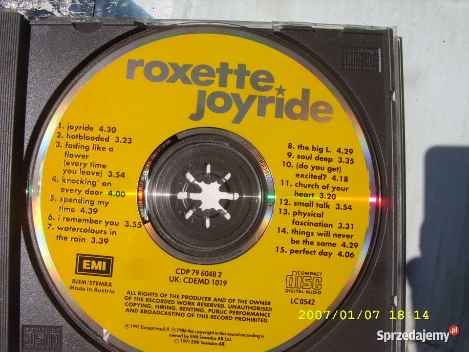 CD rock ROXETTE 4 plyty CD Wołów
