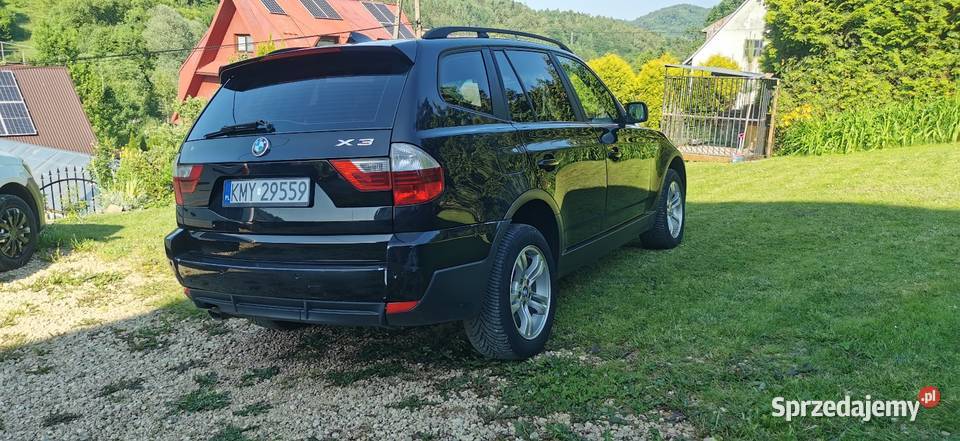 Bmw X3 e83 M pakiet 20 Diesel 177 4x4 automat Skomielna Czarna sprzedam