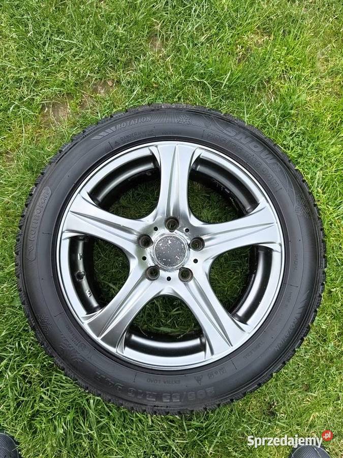 Alufelgi Audi VW 16 5x112 Opony zimowe 205 55 16 Niegowa