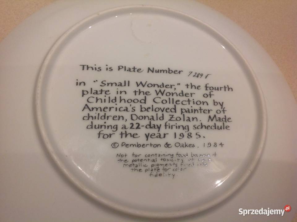 Talerz Dekoracyjny Porcelana sprzedam