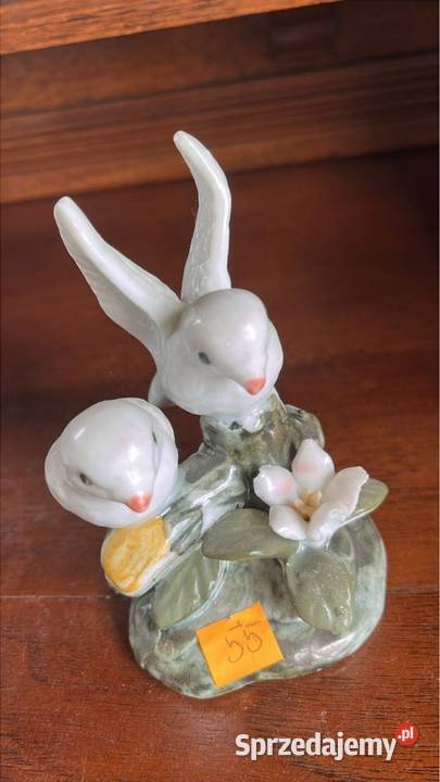 Figurka 2 ptaszków Porcelana Bez sygnatury 55