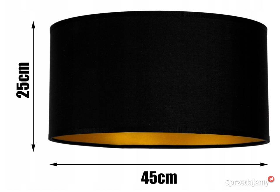 LAMPA WISZĄCA SUFITOWA ŻYRANDOL ZŁOTA Czarna Choroszcz