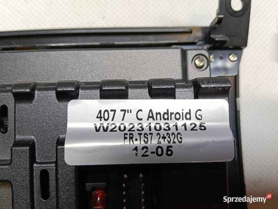 Radio 2 Din Android 13 Peugeot 407 Drążdżewo Nowe