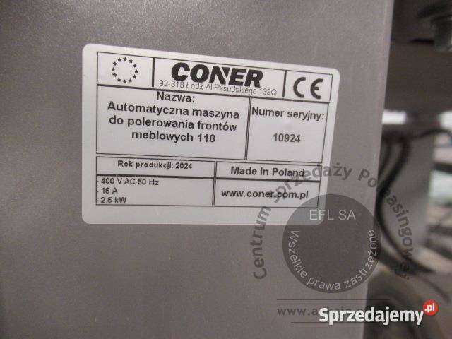 Automatyczna maszyna do polerowania frontów Magnice