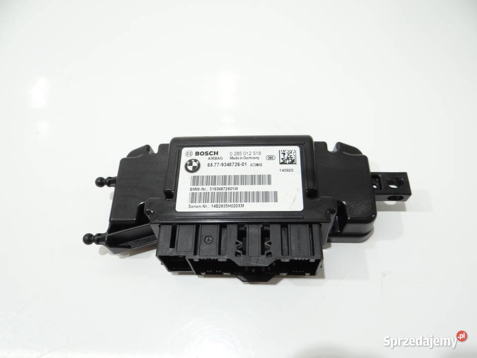 MODUŁ SENSOR PODUSZEK POWIETRZNYCH BMW F30 F31 Strzyżewice