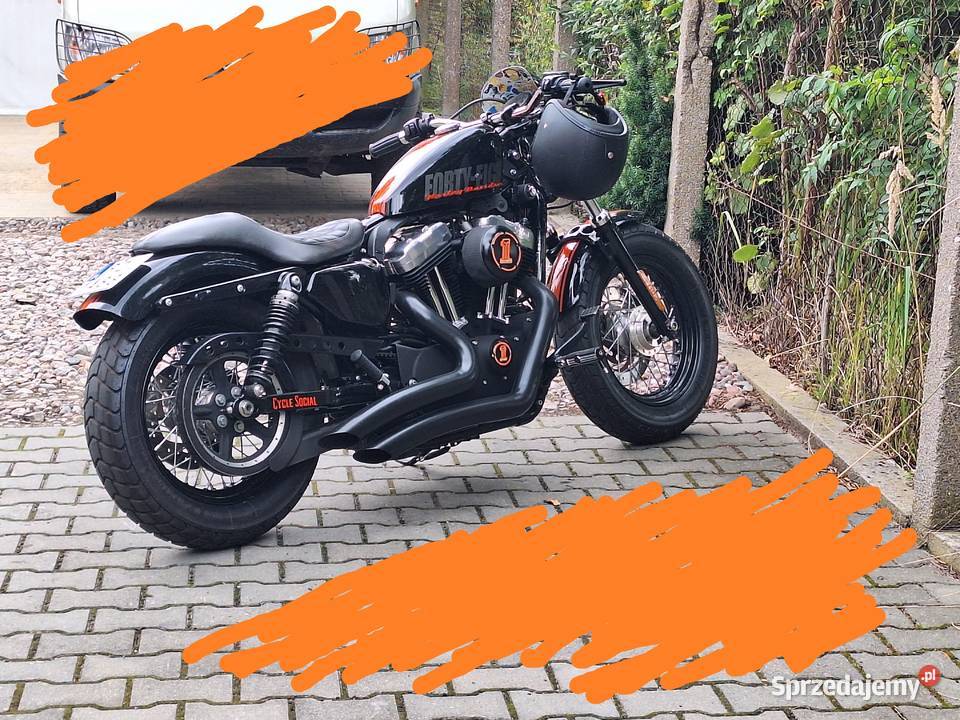 HarleyDavidson Sportster FortyEight XL 1200 48 Rok produkcji 2012 Motoryzacja Poznań sprzedam
