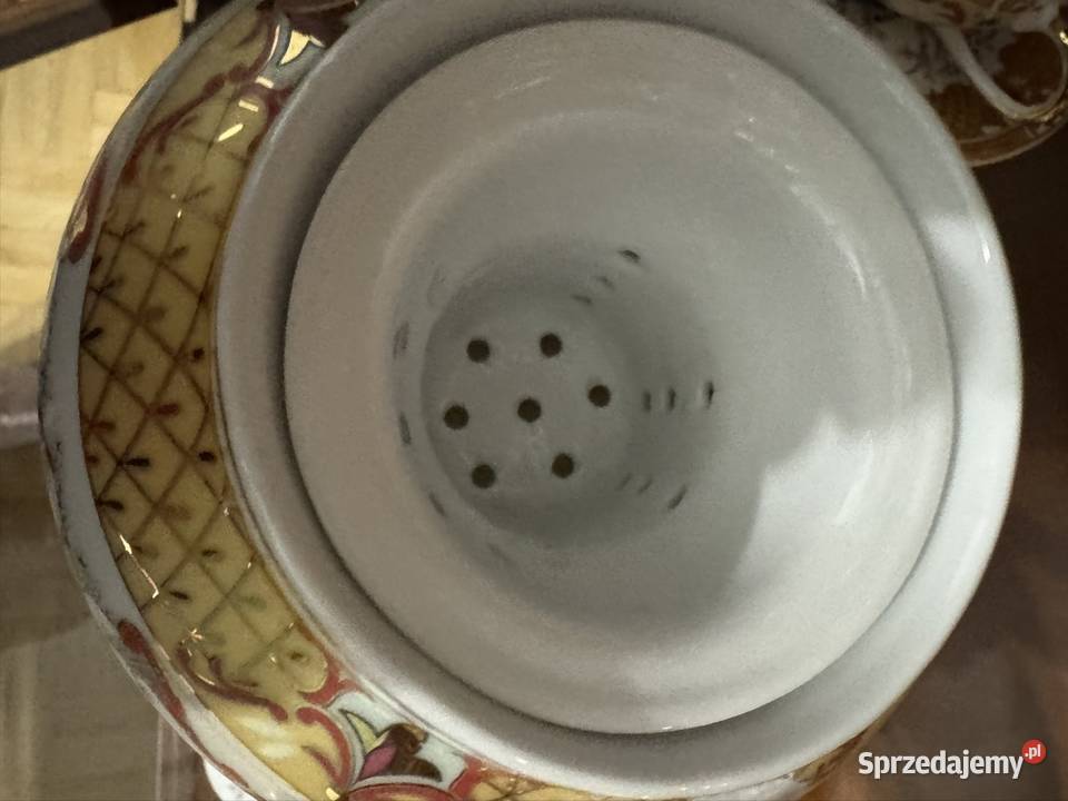 Serwis do herbaty z czasów PRL lata 80 porcelana sprzedam
