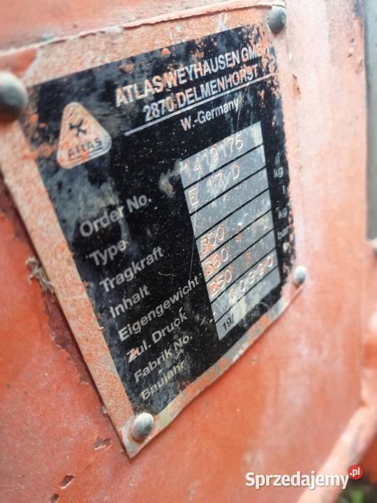 Łyżka czerpakowa Liebherr nowa Bielawa sprzedam